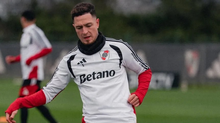 Aníbal Moreno avanza en su recuperación y River espera su regreso